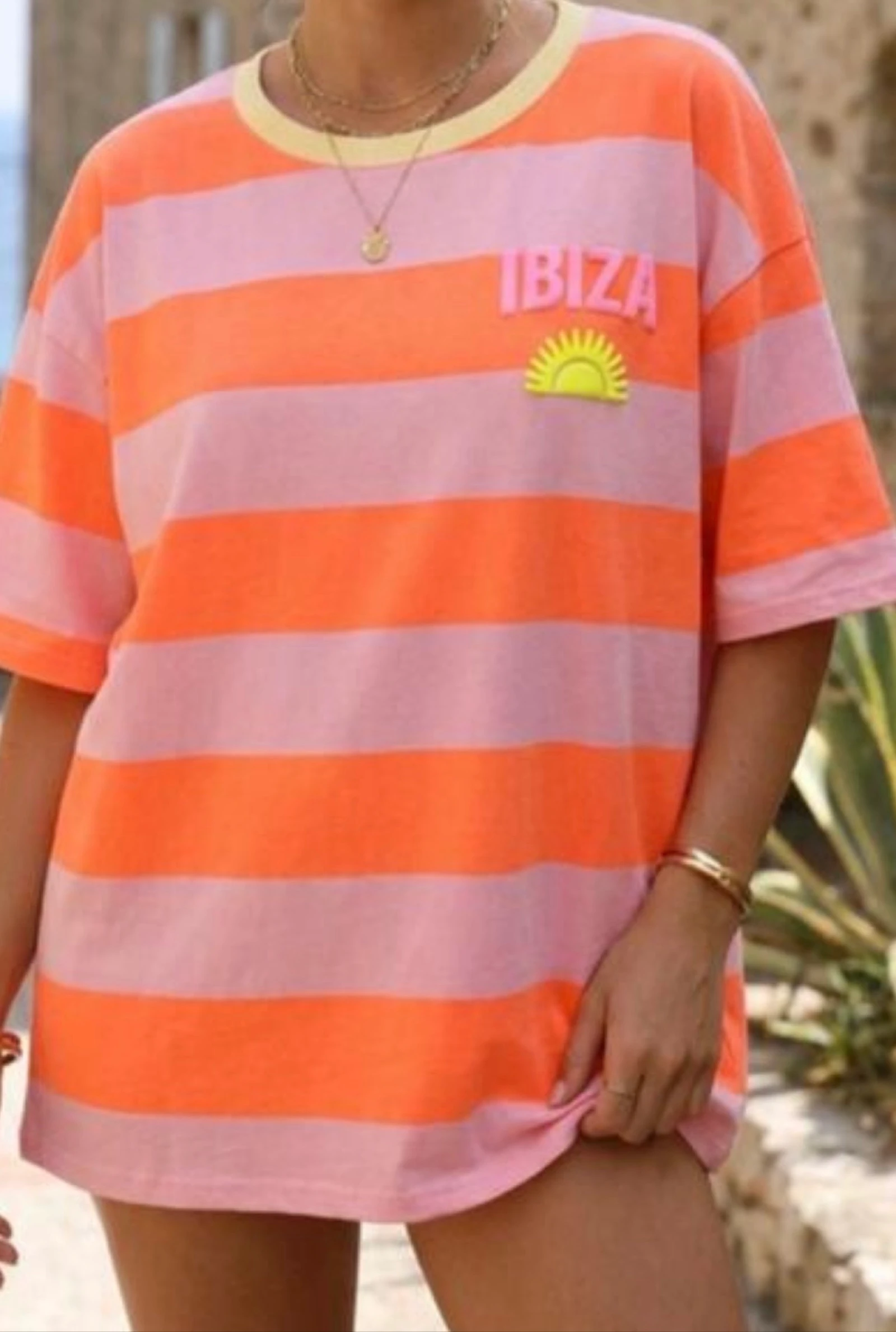 T-shirt oversize 100% coton 
